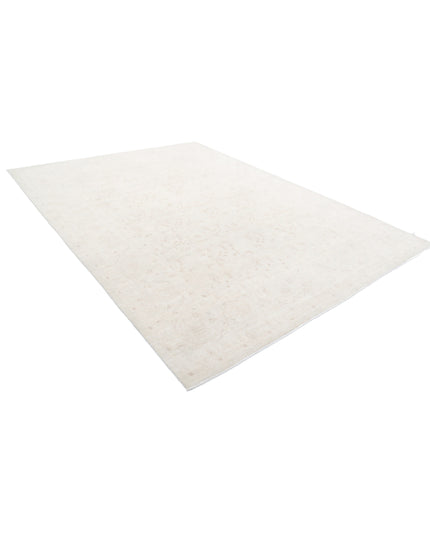Serenity 8' 7" X 11' 8" Hand Knotted Wool Rug 8' 7" X 11' 8" (262 X 356) / Ivory / Wool