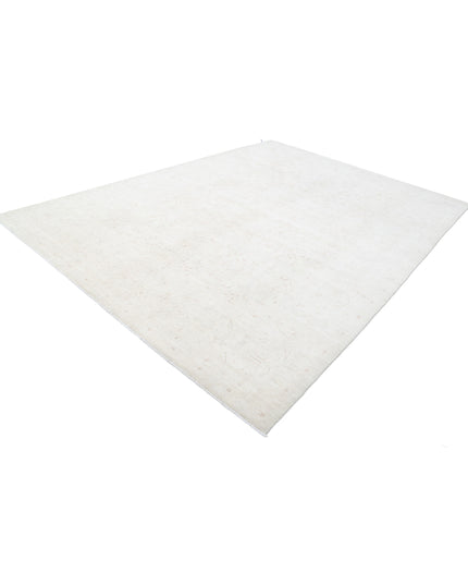 Serenity 8' 7" X 11' 8" Hand Knotted Wool Rug 8' 7" X 11' 8" (262 X 356) / Ivory / Wool