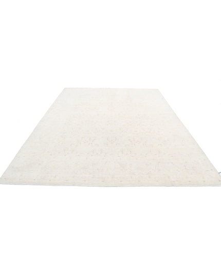 Serenity 8' 7" X 11' 8" Hand Knotted Wool Rug 8' 7" X 11' 8" (262 X 356) / Ivory / Wool