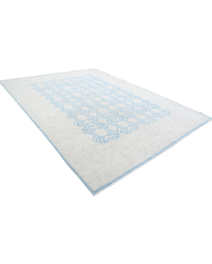 Serenity 8' 10" X 12' 0" Hand Knotted Wool Rug 8' 10" X 12' 0" (269 X 366) / Blue / Wool