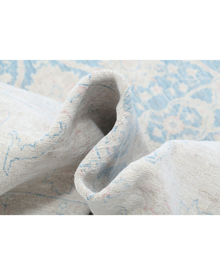 Serenity 8' 10" X 12' 0" Hand Knotted Wool Rug 8' 10" X 12' 0" (269 X 366) / Blue / Wool