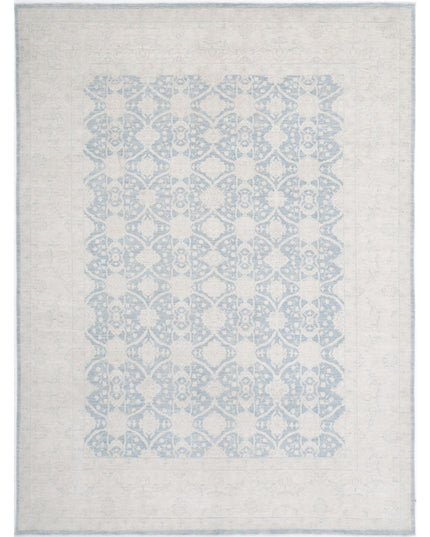 Serenity 8' 10" X 12' 0" Hand Knotted Wool Rug 8' 10" X 12' 0" (269 X 366) / Blue / Wool