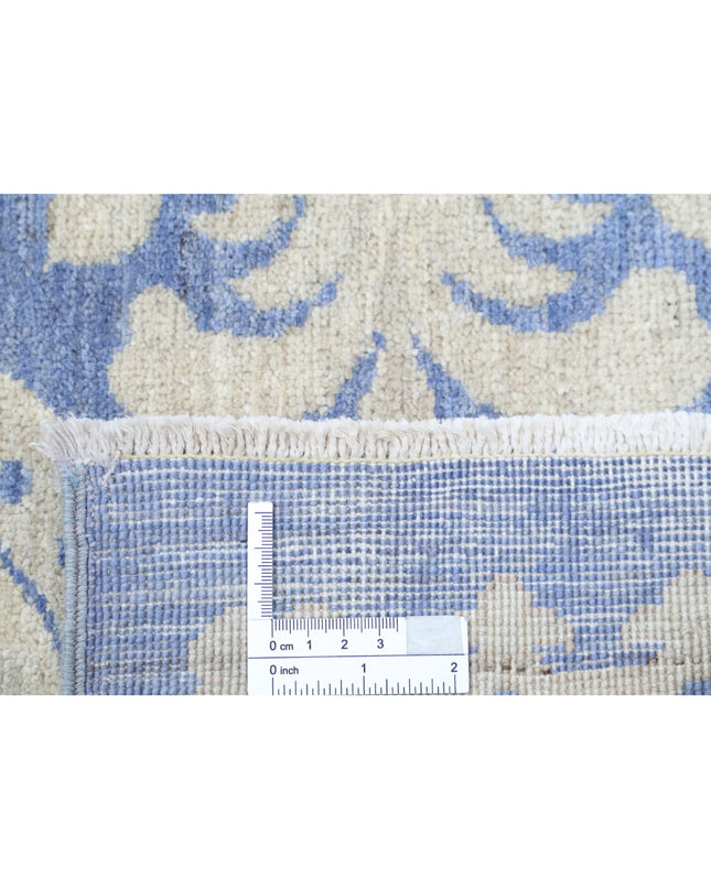 Serenity 8' 1" X 9' 8" Hand Knotted Wool Rug 8' 1" X 9' 8" (246 X 295) / Blue / Wool
