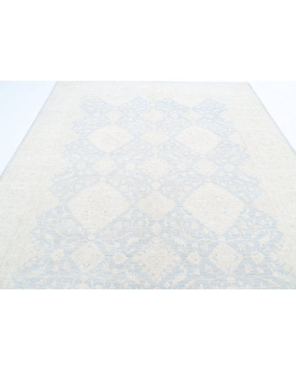 Serenity 8' 0" X 10' 0" Hand Knotted Wool Rug 8' 0" X 10' 0" (244 X 305) / Grey / Wool
