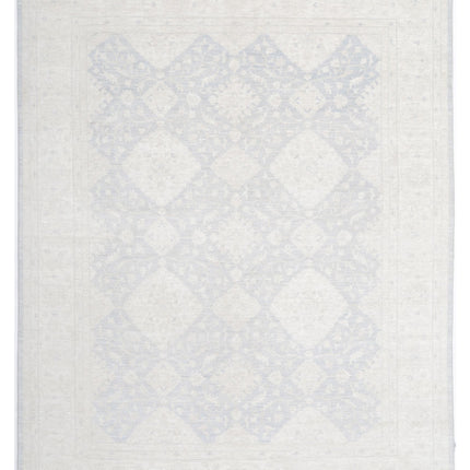 Serenity 8' 0" X 10' 0" Hand Knotted Wool Rug 8' 0" X 10' 0" (244 X 305) / Grey / Wool