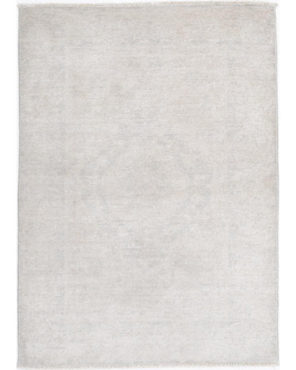 Serenity 2' 8" X 3' 10" Hand Knotted Wool Rug 2' 8" X 3' 10" (81 X 117) / Ivory / Wool