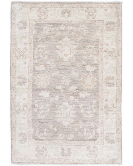 Serenity 2' 9" X 4' 1" Hand Knotted Wool Rug 2' 9" X 4' 1" (84 X 124) / Brown / Wool