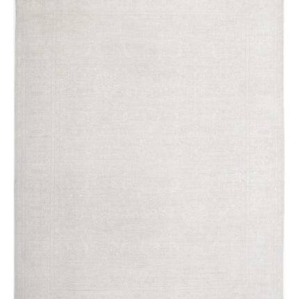 Serenity 8' 11" X 11' 9" Hand Knotted Wool Rug 8' 11" X 11' 9" (272 X 358) / Silver / Wool