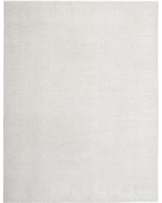 Serenity 8' 11" X 11' 9" Hand Knotted Wool Rug 8' 11" X 11' 9" (272 X 358) / Silver / Wool
