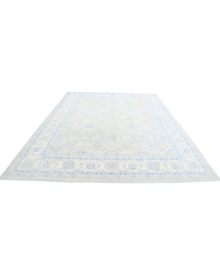 Serenity 9' 0" X 12' 1" Hand Knotted Wool Rug 9' 0" X 12' 1" (274 X 368) / Ivory / Wool
