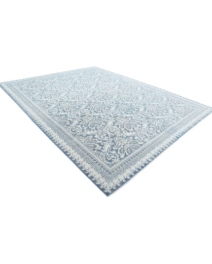Serenity 10' 4" X 13' 2" Hand Knotted Wool Rug 10' 4" X 13' 2" (315 X 401) / Grey / Wool