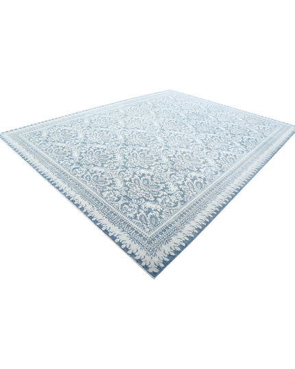 Serenity 10' 4" X 13' 2" Hand Knotted Wool Rug 10' 4" X 13' 2" (315 X 401) / Grey / Wool