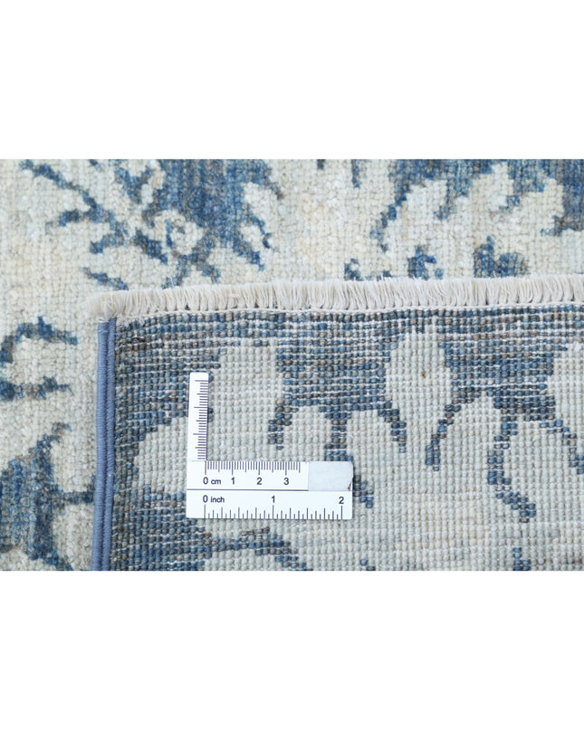 Serenity 10' 4" X 13' 2" Hand Knotted Wool Rug 10' 4" X 13' 2" (315 X 401) / Grey / Wool