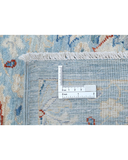 Serenity 8' 9" X 11' 7" Hand Knotted Wool Rug 8' 9" X 11' 7" (267 X 353) / Teal / Wool