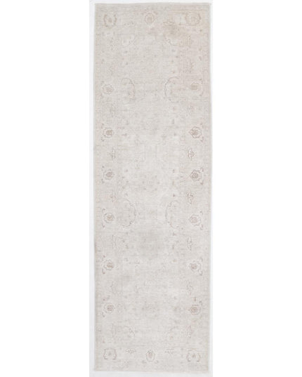 Serenity 2' 11" X 9' 4" Hand Knotted Wool Rug 2' 11" X 9' 4" (89 X 284) / Ivory / Wool