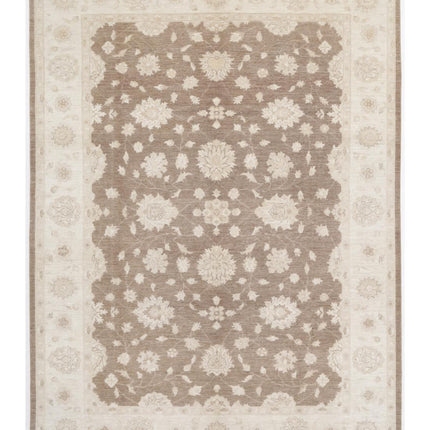 Serenity 8' 2" X 11' 2" Hand Knotted Wool Rug 8' 2" X 11' 2" (249 X 340) / Taupe / Wool