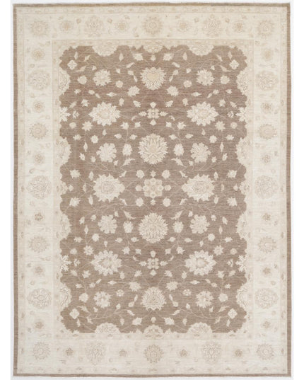 Serenity 8' 2" X 11' 2" Hand Knotted Wool Rug 8' 2" X 11' 2" (249 X 340) / Taupe / Wool