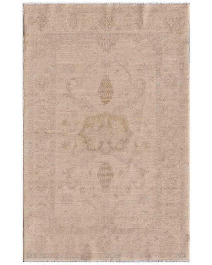 Serenity 3' 3" X 5' 0" Hand Knotted Wool Rug 3' 3" X 5' 0" (99 X 152) / Ivory / Wool