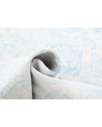 Serenity 7' 11" X 9' 11" Hand Knotted Wool Rug 7' 11" X 9' 11" (241 X 302) / Teal / Wool