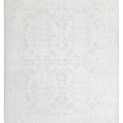 Serenity 7' 11" X 9' 11" Hand Knotted Wool Rug 7' 11" X 9' 11" (241 X 302) / Teal / Wool