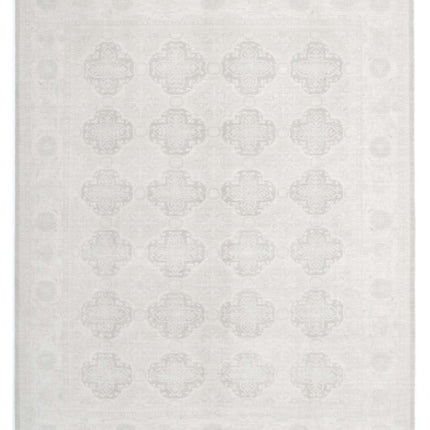 Serenity 9' 0" X 11' 5" Hand Knotted Wool Rug 9' 0" X 11' 5" (274 X 348) / Grey / Wool