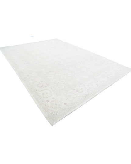 Serenity 9' 9" X 13' 7" Hand Knotted Wool Rug 9' 9" X 13' 7" (297 X 414) / Ivory / Wool