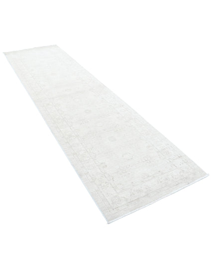 Serenity 2' 11" X 11' 2" Hand Knotted Wool Rug 2' 11" X 11' 2" (89 X 340) / Ivory / Wool