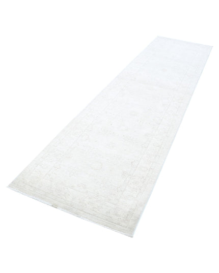 Serenity 2' 11" X 11' 2" Hand Knotted Wool Rug 2' 11" X 11' 2" (89 X 340) / Ivory / Wool