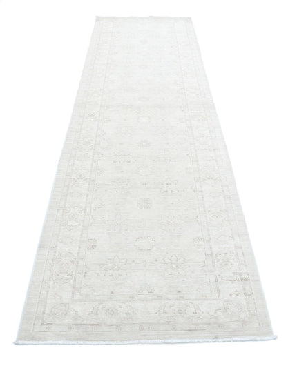 Serenity 2' 11" X 11' 2" Hand Knotted Wool Rug 2' 11" X 11' 2" (89 X 340) / Ivory / Wool