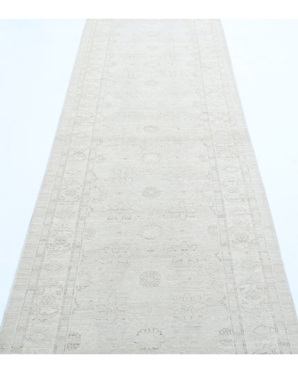 Serenity 2' 11" X 11' 2" Hand Knotted Wool Rug 2' 11" X 11' 2" (89 X 340) / Ivory / Wool