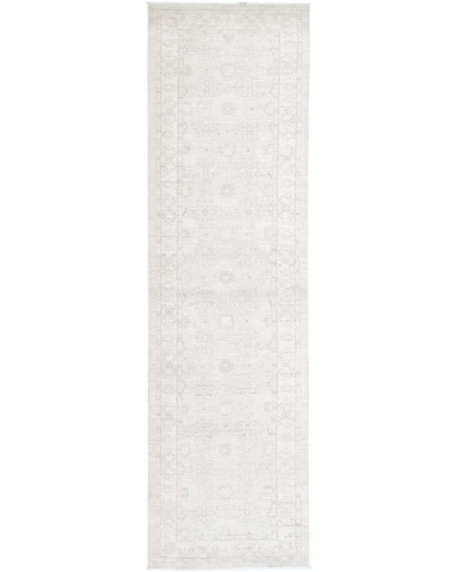 Serenity 2' 11" X 11' 2" Hand Knotted Wool Rug 2' 11" X 11' 2" (89 X 340) / Ivory / Wool