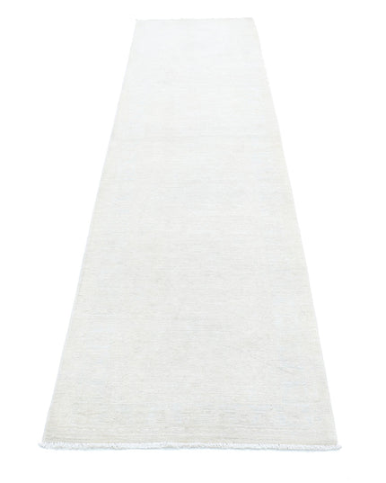 Serenity 2' 5" X 10' 1" Hand Knotted Wool Rug 2' 5" X 10' 1" (74 X 307) / Ivory / Wool