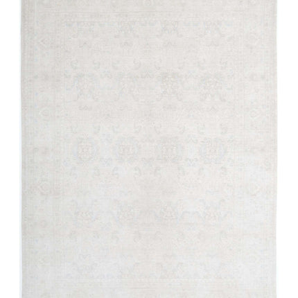 Serenity 8' 8" X 11' 8" Hand Knotted Wool Rug 8' 8" X 11' 8" (264 X 356) / Ivory / Wool