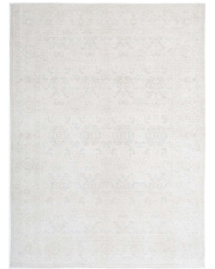 Serenity 8' 8" X 11' 8" Hand Knotted Wool Rug 8' 8" X 11' 8" (264 X 356) / Ivory / Wool