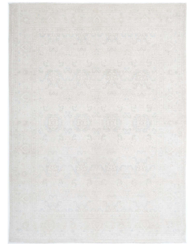 Serenity 8' 8" X 11' 8" Hand Knotted Wool Rug 8' 8" X 11' 8" (264 X 356) / Ivory / Wool