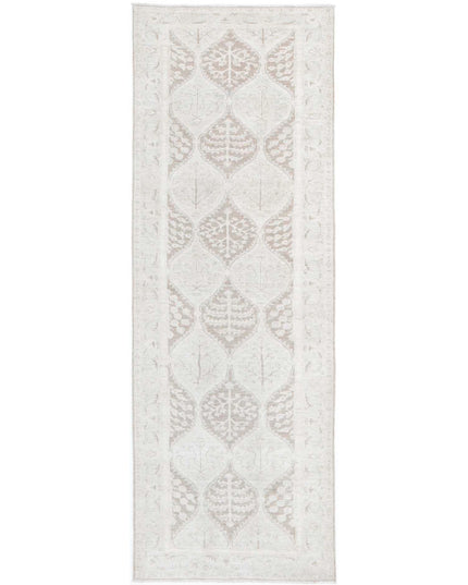 Serenity 3' 2" X 10' 0" Hand Knotted Wool Rug 3' 2" X 10' 0" (97 X 305) / Brown / Wool