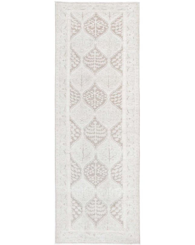 Serenity 3' 2" X 10' 0" Hand Knotted Wool Rug 3' 2" X 10' 0" (97 X 305) / Brown / Wool