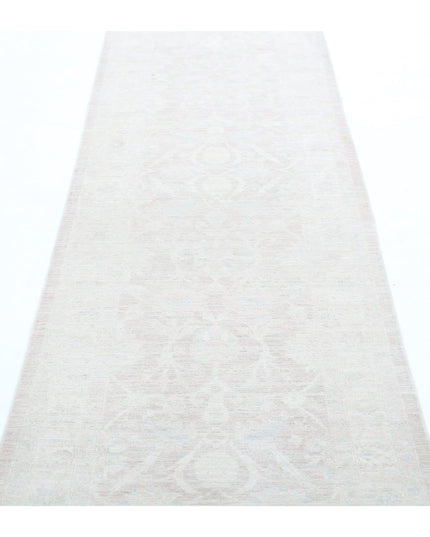 Serenity 2' 8" X 10' 5" Hand Knotted Wool Rug 2' 8" X 10' 5" (81 X 318) / Brown / Wool