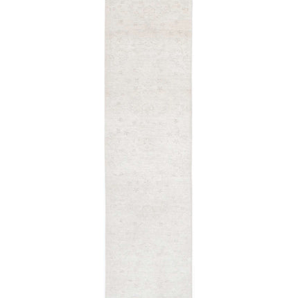 Serenity 2' 8" X 11' 11" Hand Knotted Wool Rug 2' 8" X 11' 11" (81 X 363) / Ivory / Wool
