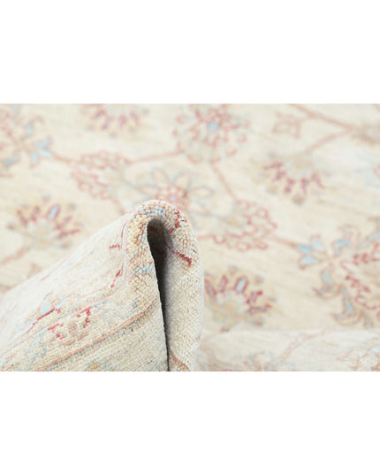 Serenity 5' 7" X 7' 4" Hand Knotted Wool Rug 5' 7" X 7' 4" (170 X 223) / Ivory / Wool