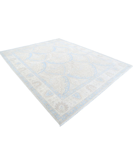 Serenity 9' 2" X 11' 5" Hand Knotted Wool Rug 9' 2" X 11' 5" (280 X 348) / Ivory / Wool