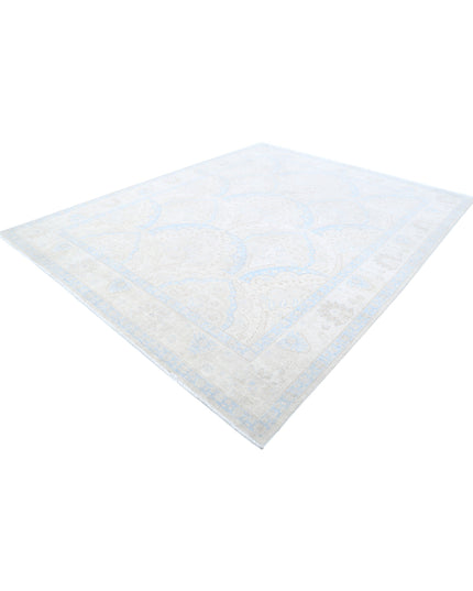 Serenity 9' 2" X 11' 5" Hand Knotted Wool Rug 9' 2" X 11' 5" (280 X 348) / Ivory / Wool