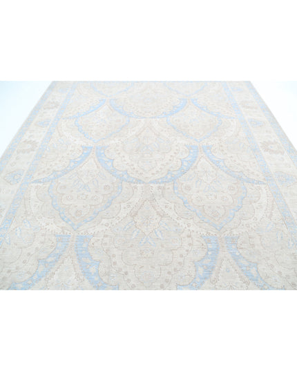 Serenity 9' 2" X 11' 5" Hand Knotted Wool Rug 9' 2" X 11' 5" (280 X 348) / Ivory / Wool
