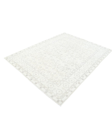 Serenity 6' 0" X 7' 9" Hand Knotted Wool Rug 6' 0" X 7' 9" (183 X 236) / Ivory / Wool