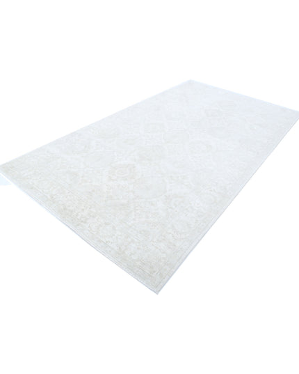 Serenity 6' 1" X 10' 11" Hand Knotted Wool Rug 6' 1" X 10' 11" (185 X 333) / Ivory / Wool
