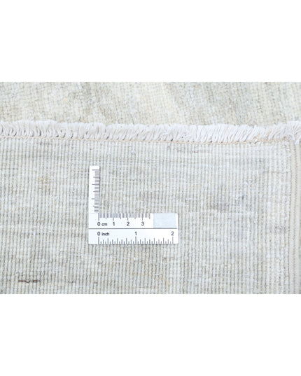 Serenity 6' 1" X 10' 11" Hand Knotted Wool Rug 6' 1" X 10' 11" (185 X 333) / Ivory / Wool