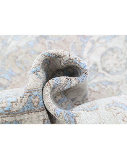 Serenity 6' 3" X 9' 1" Hand Knotted Wool Rug 6' 3" X 9' 1" (191 X 277) / Ivory / Wool