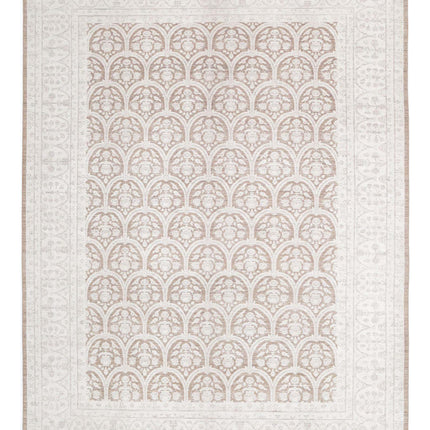 Serenity 10' 1" X 13' 4" Hand Knotted Wool Rug 10' 1" X 13' 4" (307 X 406) / Brown / Wool