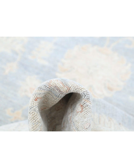 Serenity 6' 4" X 9' 10" Hand Knotted Wool Rug 6' 4" X 9' 10" (193 X 300) / Grey / Wool