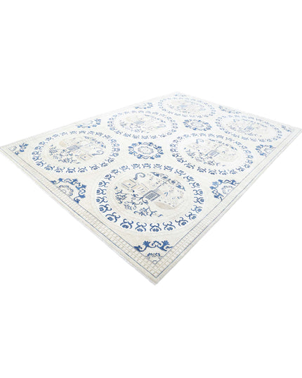 Serenity 8' 2" X 11' 4" Hand Knotted Wool Rug 8' 2" X 11' 4" (249 X 345) / Brown / Wool